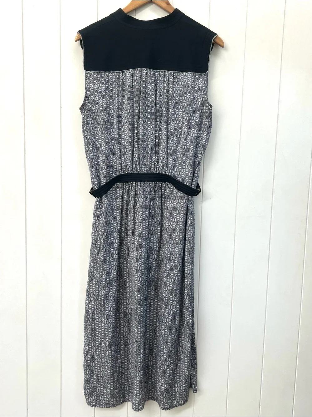 Tory Burch Rampling Silk Midi Dress Gemini Link Pattern 10